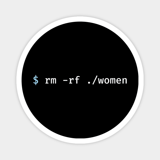 Linux Script Remove Women Folder Magnet by thehelloworld